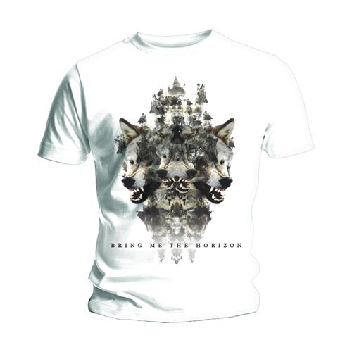 Tričko Bring me the horizon - Wolven Version 2, Unisex,Biela,XXL