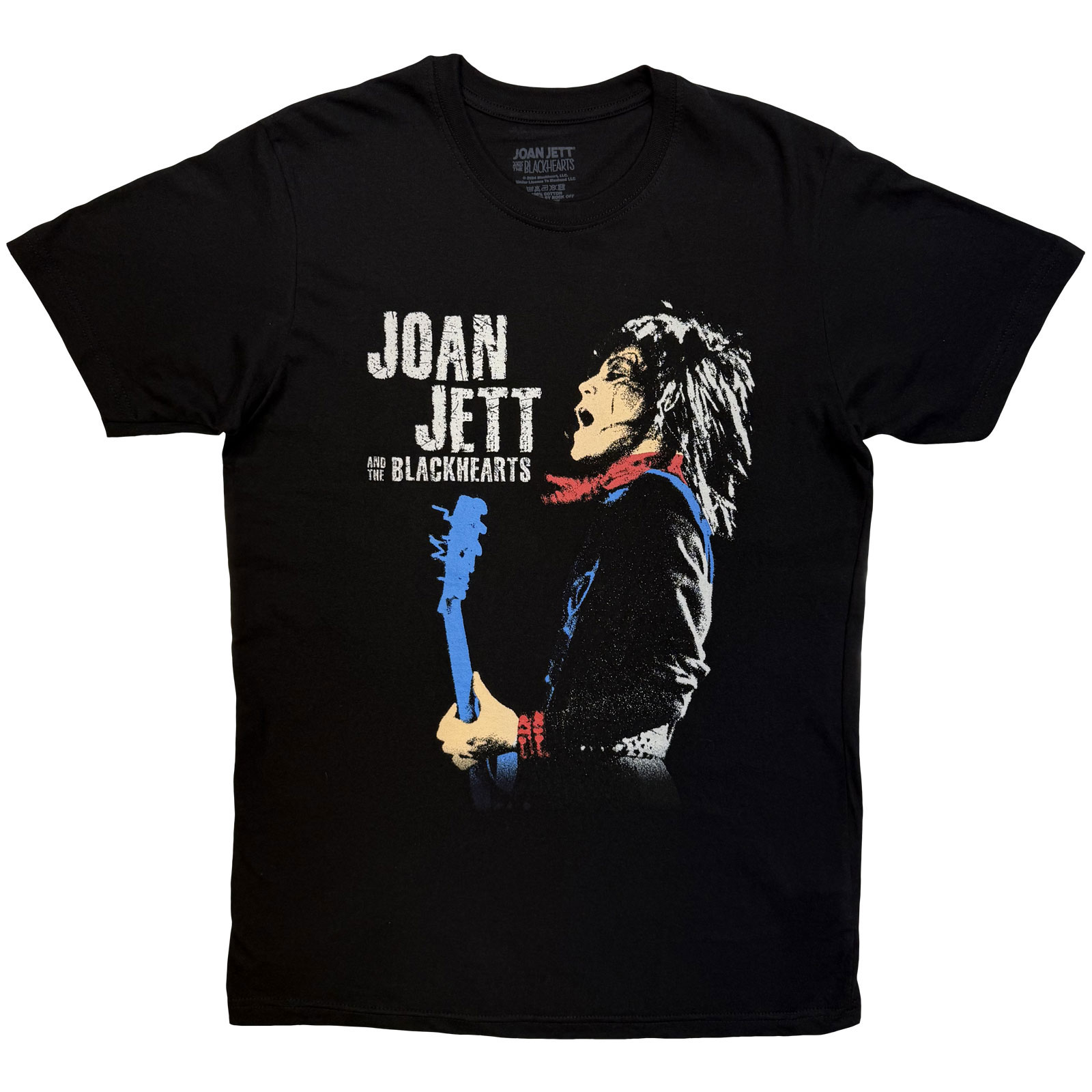 Tričko Joan Jett & The Blackhearts - Blue Guitar, Unisex,Čierna,XXL