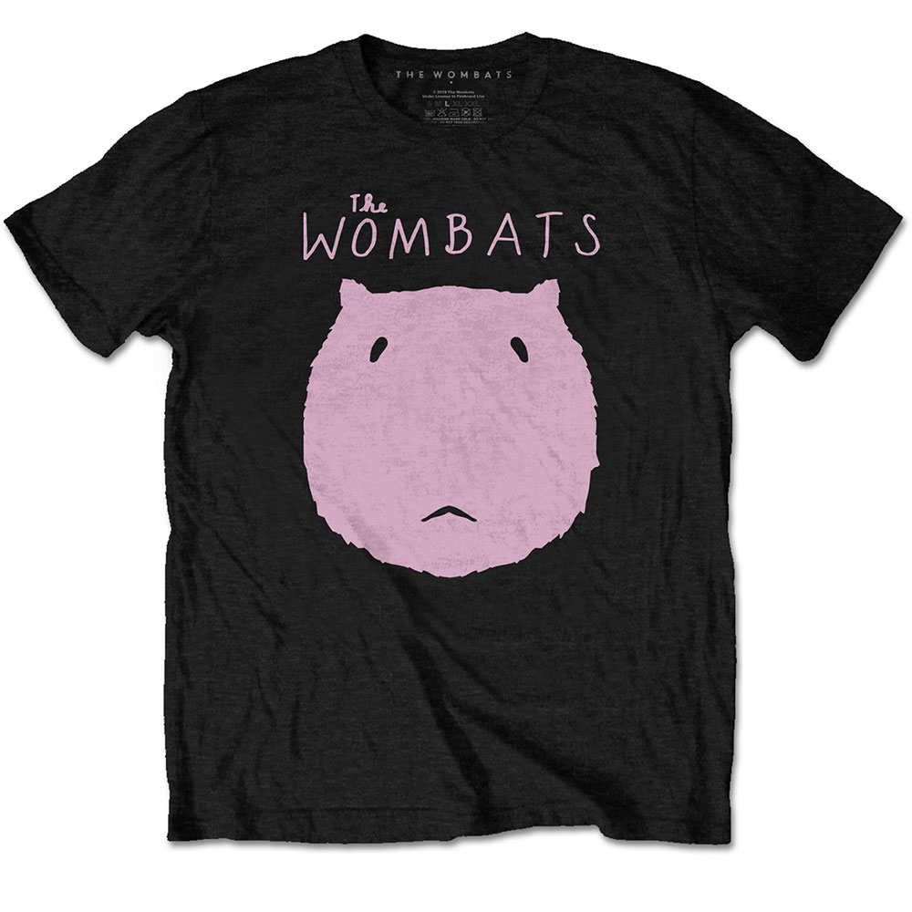 Tričko The Wombats - Logo, Unisex,Čierna,XXL