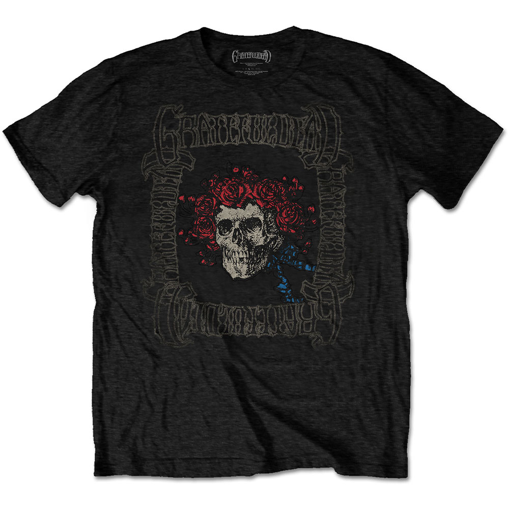 Tričko Grateful Dead - Bertha with Logo Box, Unisex,Čierna,XXL