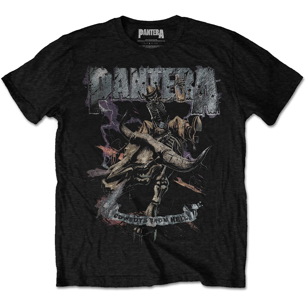 Tričko Pantera - Vintage Rider, Unisex,Čierna,XXL