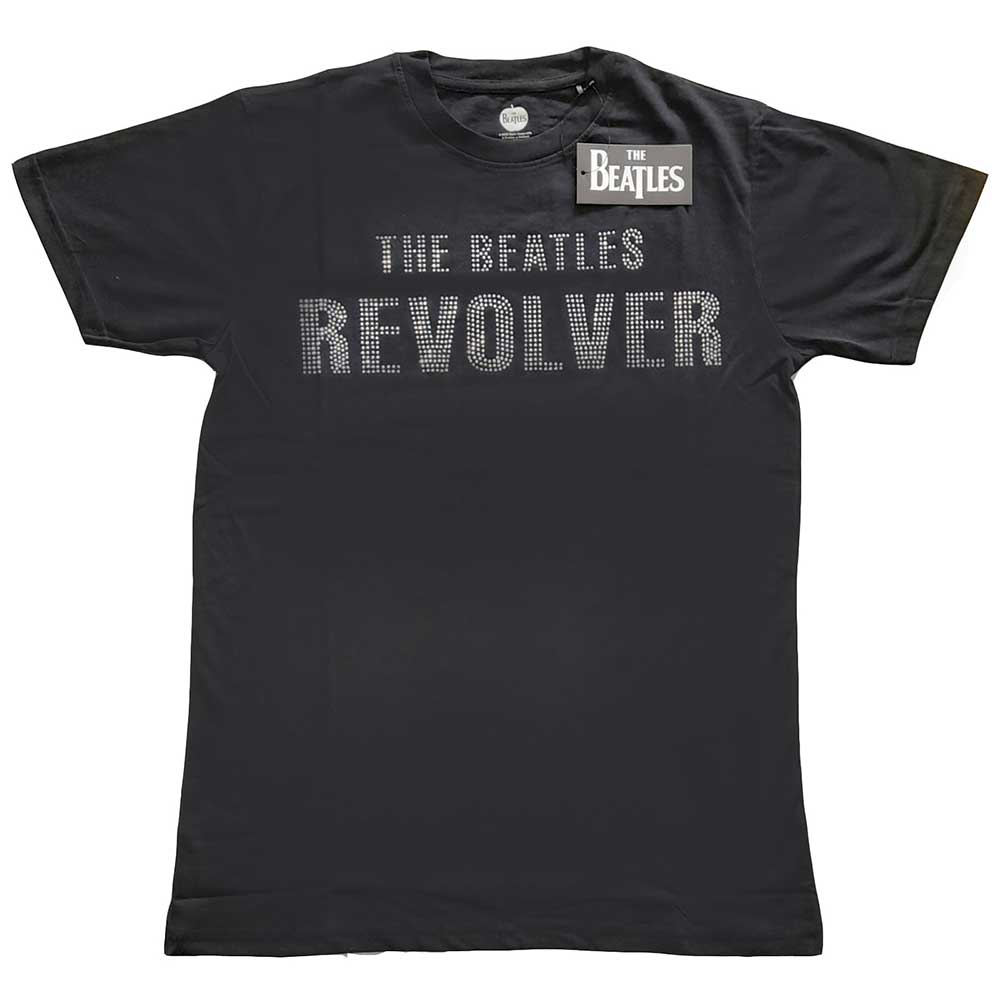 Tričko The Beatles - Revolver, Unisex,Čierna,XXL