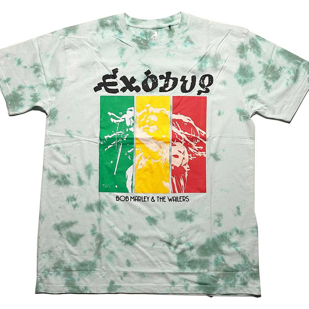 Tričko Bob Marley - Rasta Colours, Unisex,Zelená,XXL