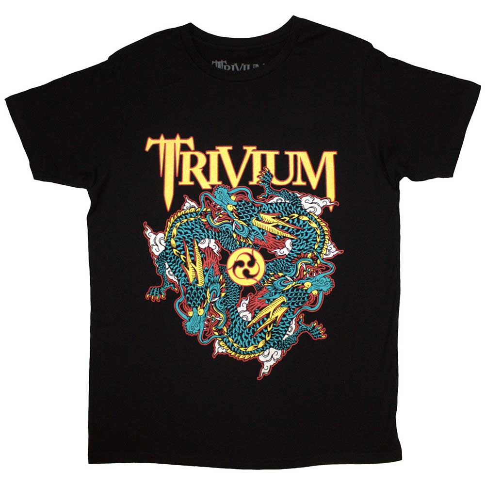 Tričko Trivium - Dragon Circle Pit, Unisex,Čierna,XXL