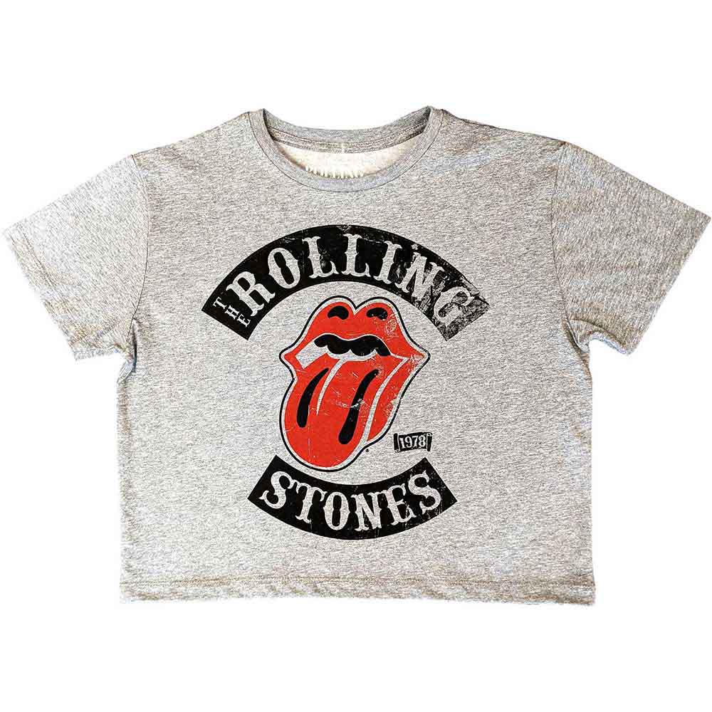 Tielko The Rolling Stones - Tour '78, Žena,Šedá,XXL