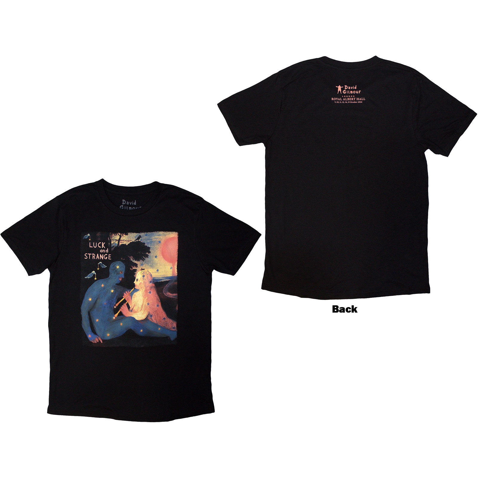 Tričko David Gilmour - Luck & Strange London 2, Unisex,Čierna,XXL