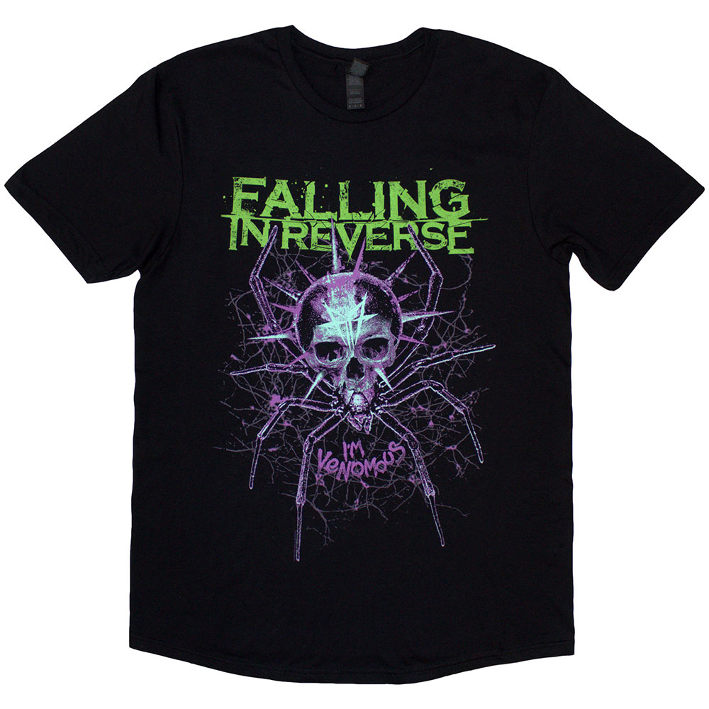 Tričko Falling In Reverse - Spider, Unisex,Čierna,XXL