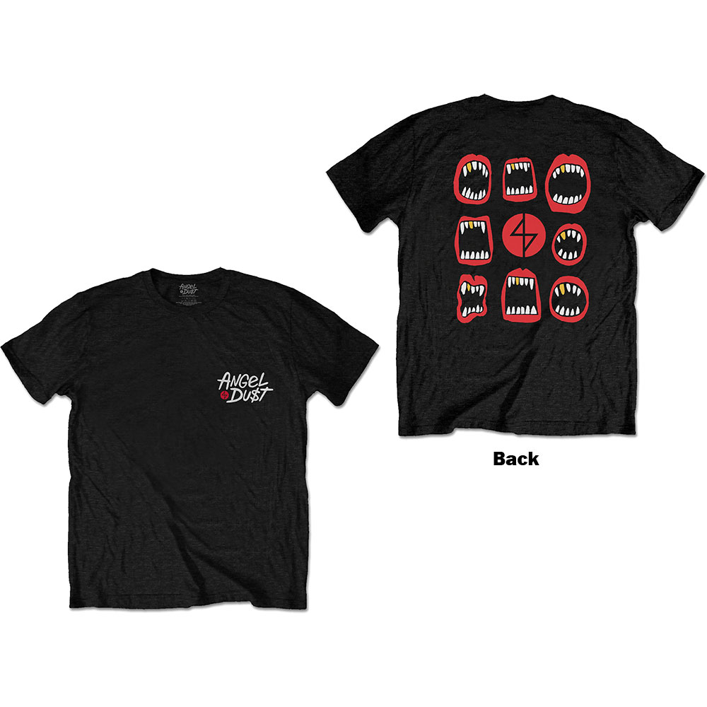 Tričko Angel Dust - Mouth Repeat, Unisex,Čierna,XXL