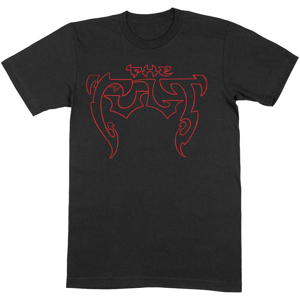 Tričko The Cult - Outline Logo, Unisex,Čierna,M