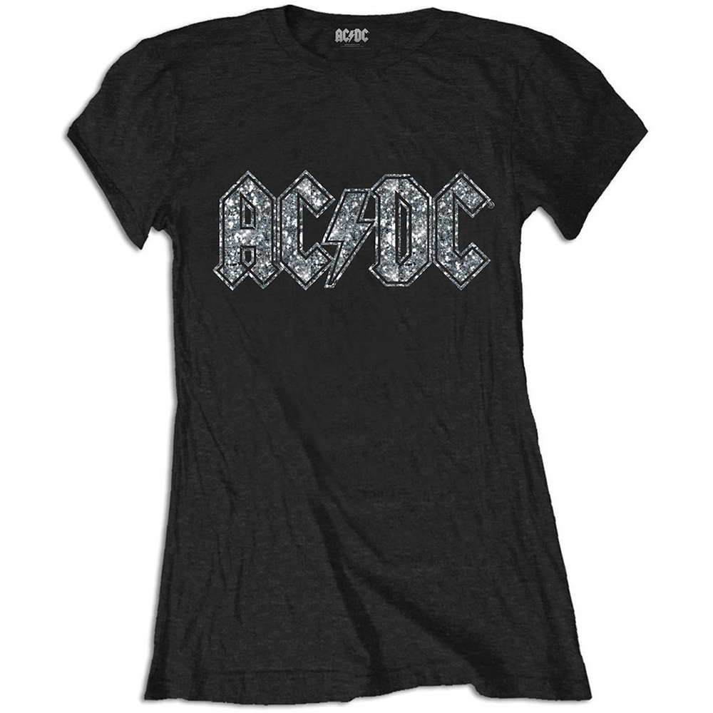 Tričko AC/DC - Logo, Žena,Čierna,L