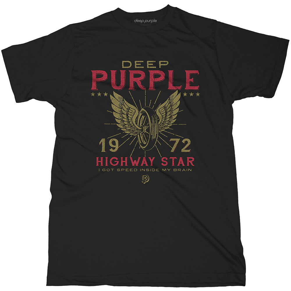 Tričko Deep Purple - Highway Star, Unisex,Čierna,XXL