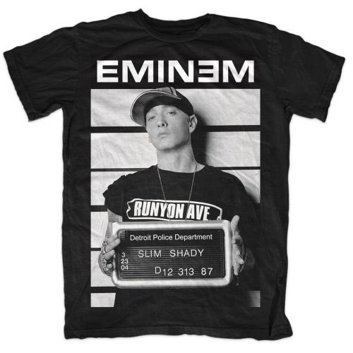 Tričko Eminem - Arrest, Unisex,Čierna,XXL