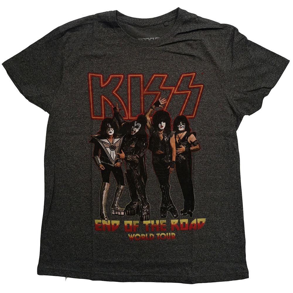 Tričko Kiss - End of the Road Tour, Unisex,Multicolor,XS