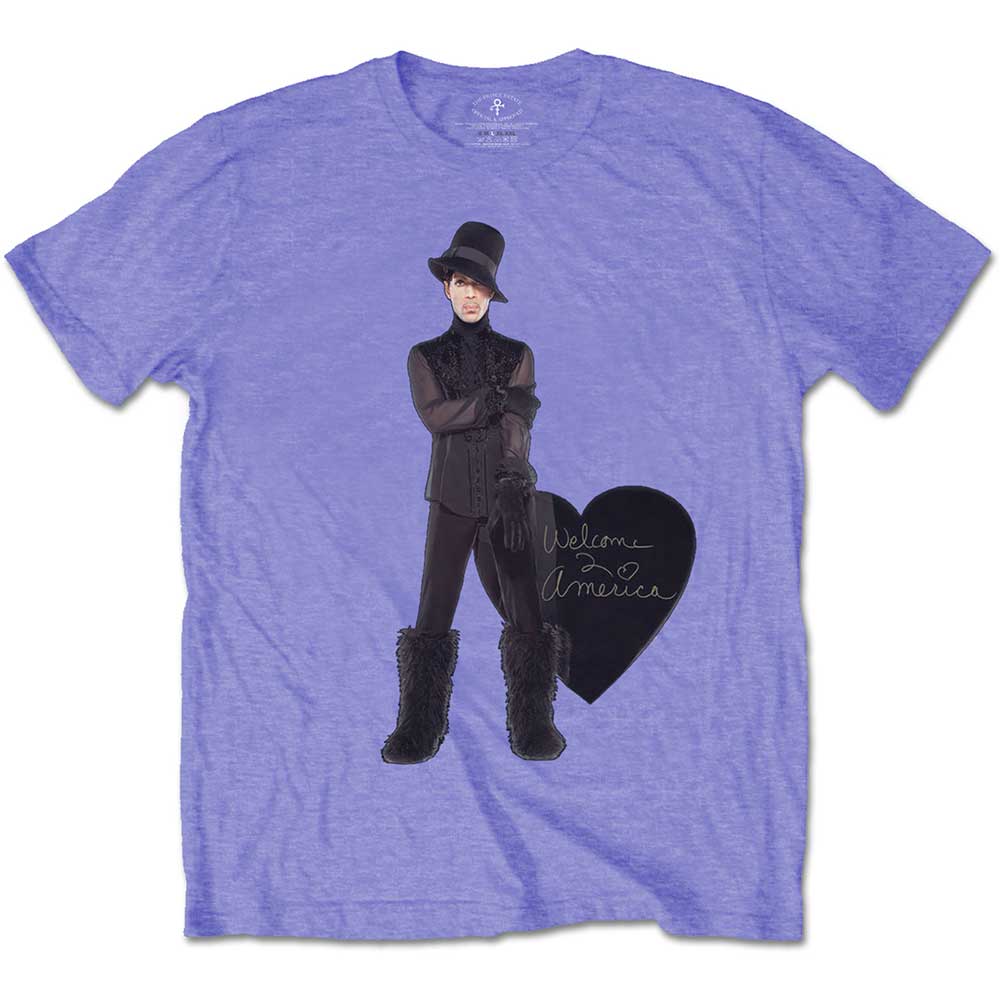 Tričko Prince - Heart Purple, Unisex,Fialová,XXL