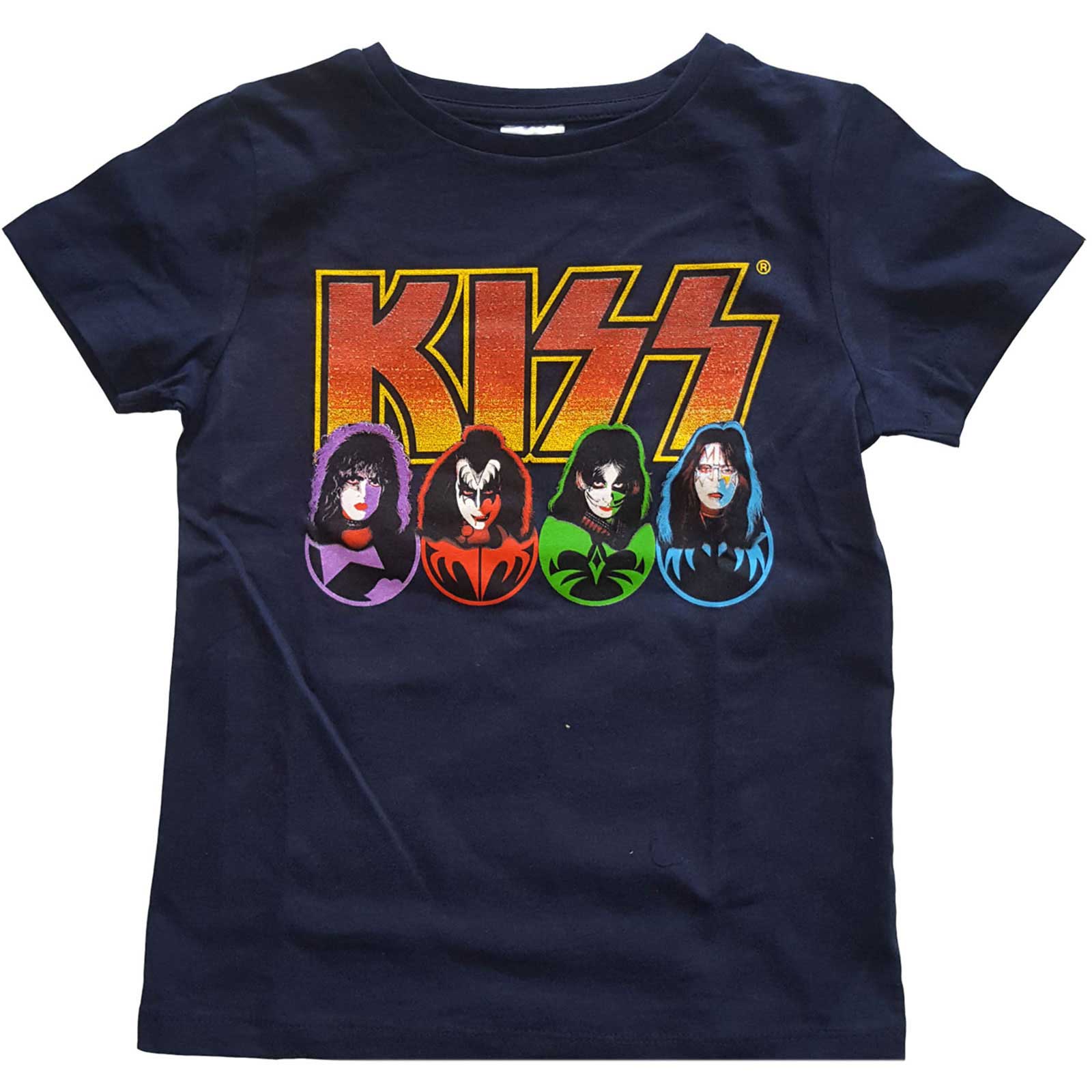 Tričko Kiss - Logo, Faces & Icons, Dieťa,Modrá,12 – 14 rokov