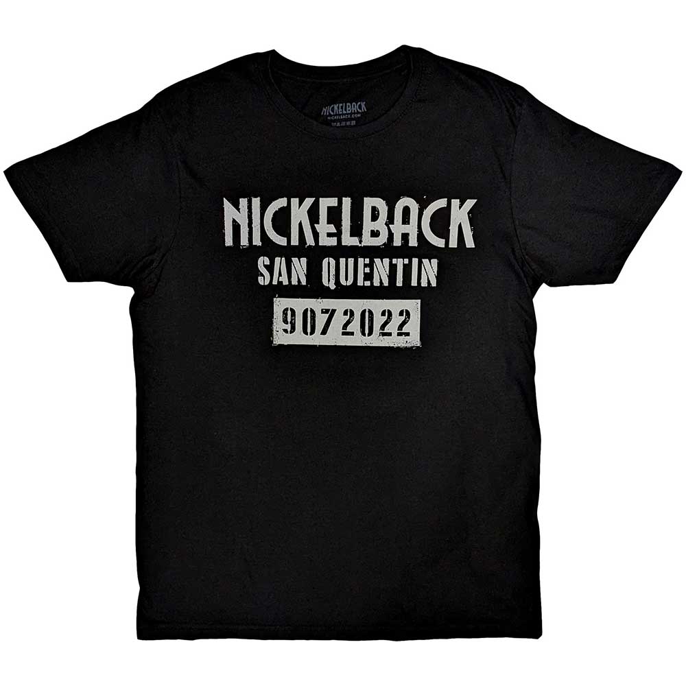 Tričko Nickelback - San Quentin, Unisex,Čierna,XXL