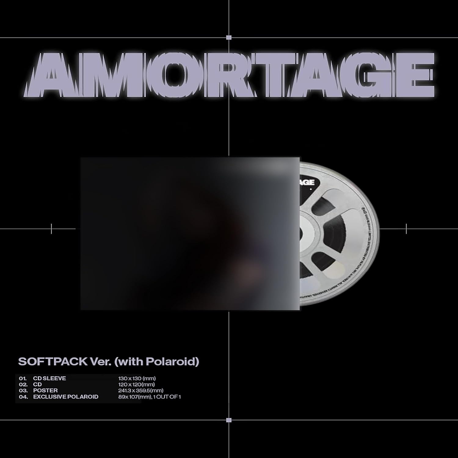 CD Jisoo - AMORTAGE (LIMITED SOFTPAK - POLAROID)