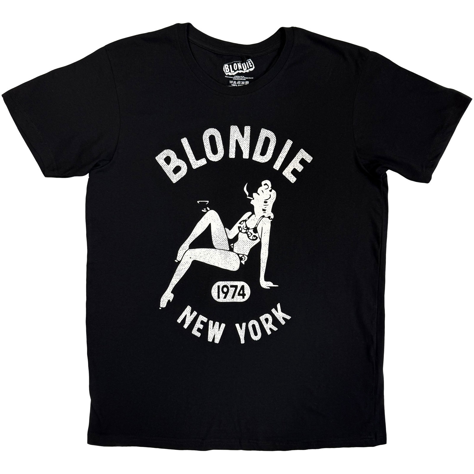 Tričko Blondie - New York, Unisex,Čierna,XXL
