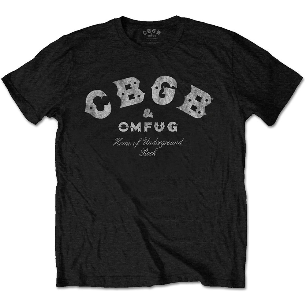 Tričko CBGB - Classic Logo, Unisex,Čierna,XL