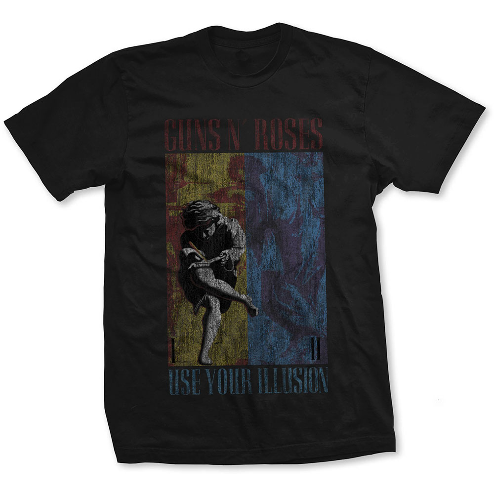 Tričko Guns N’ Roses - Use Your Illusion, Unisex,Čierna,XXL