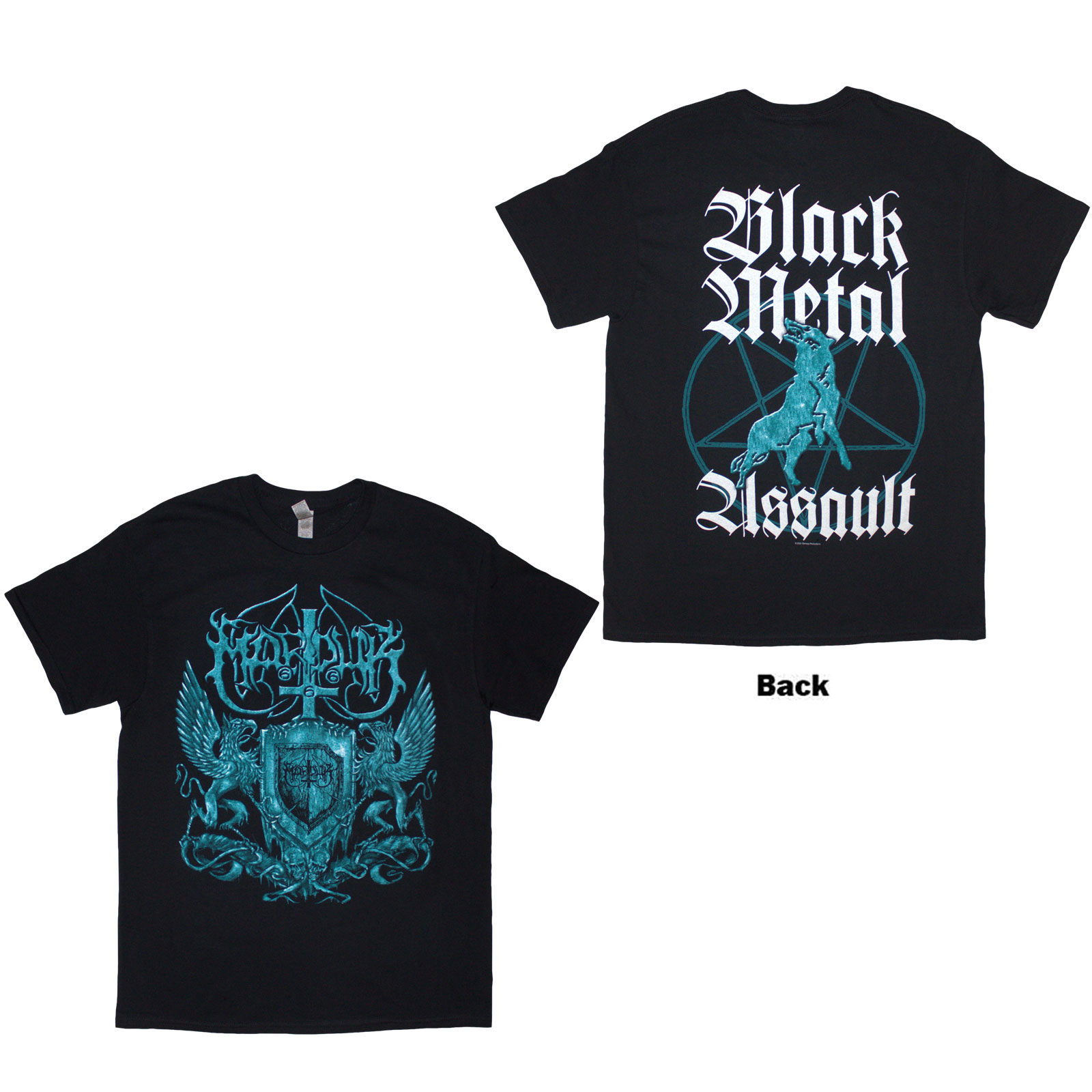 Tričko Marduk - Black Metal Assault, Unisex,Čierna,XXL