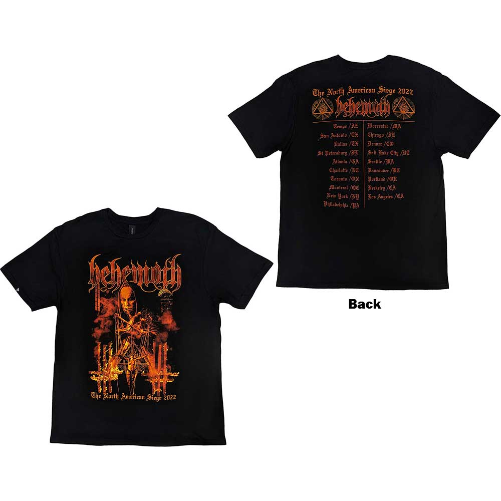 Tričko Behemoth - North American Tour '22 Puppet Master, Unisex,Čierna,XXL