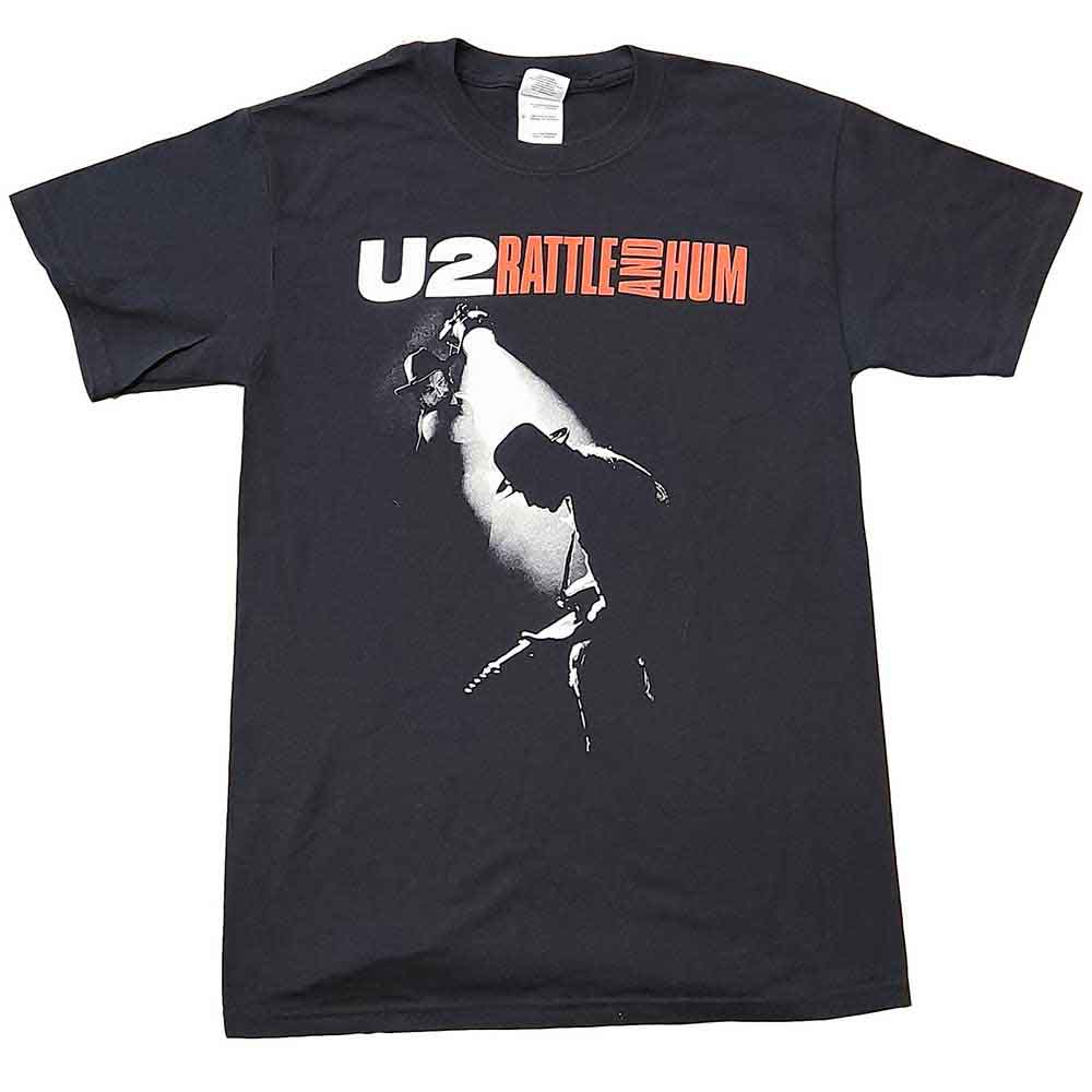 Tričko U2 - Rattle & Hum Spotlight Photo, Unisex,Čierna,S