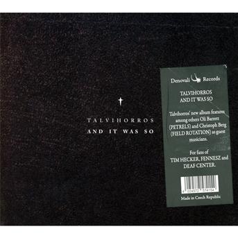 CD Talvihorros - AND IT WAS SO