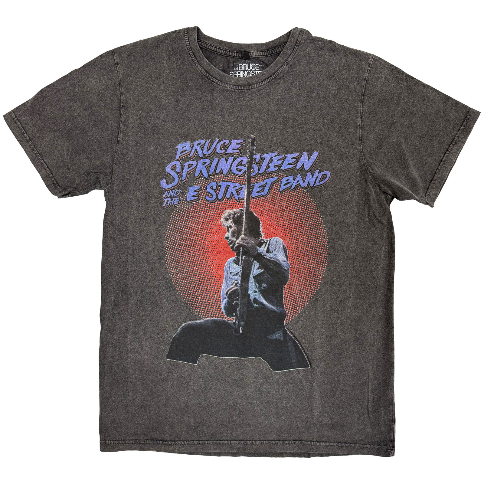 Tričko Bruce Springsteen - Live Photo, Unisex,Šedá,XXL