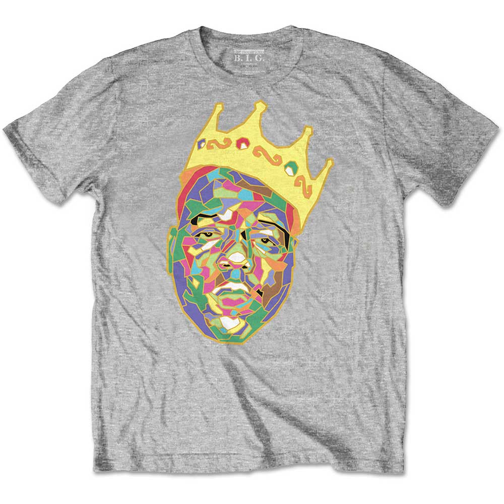 Tričko Biggie Smalls - Crown, Dieťa,Šedá,12 – 14 rokov