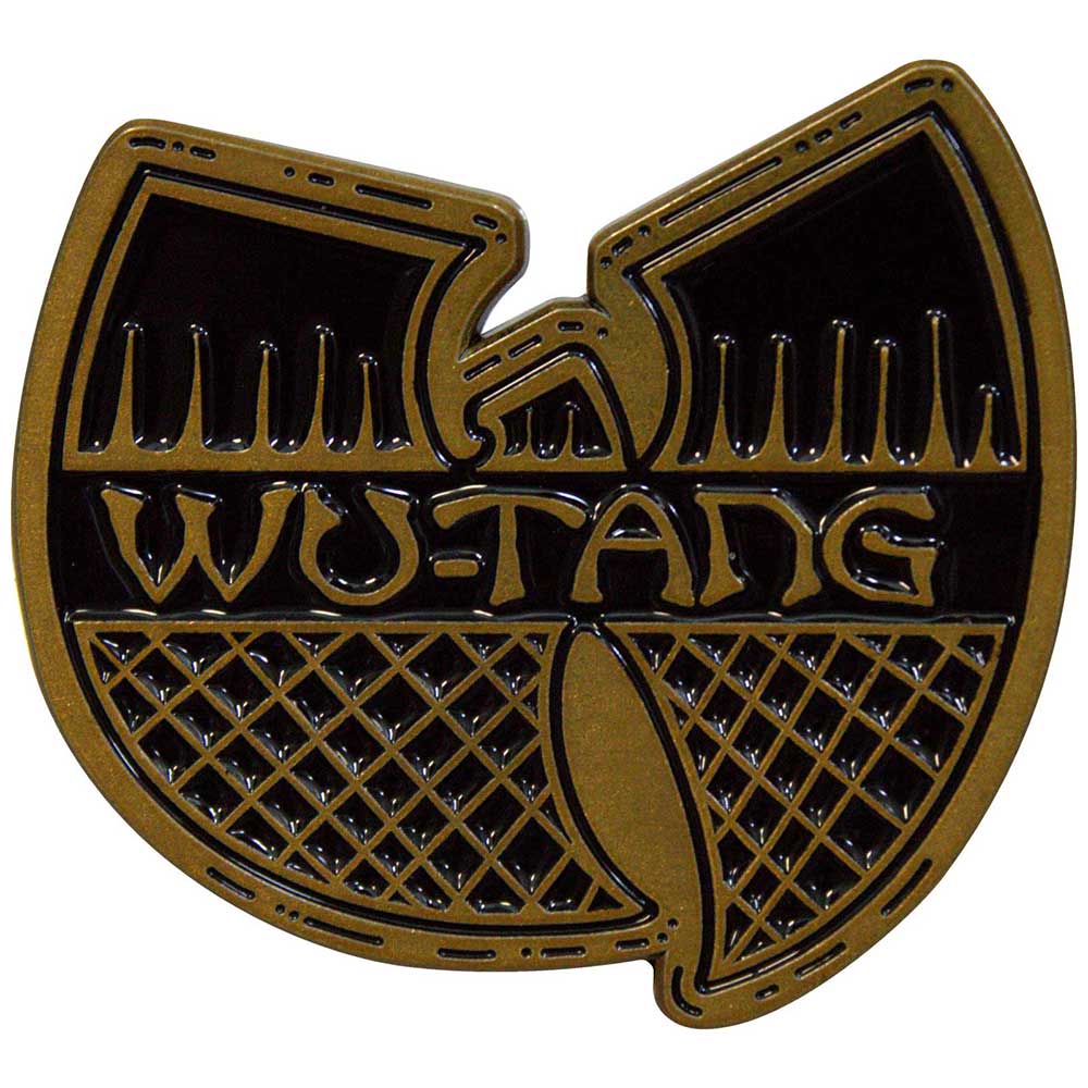 Odznak Wu-Tang Clan - Black & Gold Logo