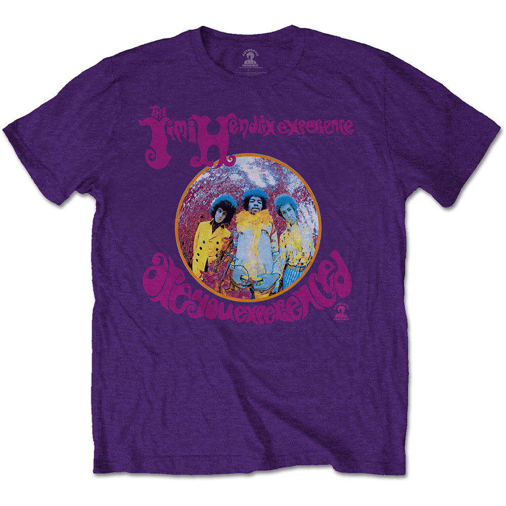 Tričko Jimi Hendrix - Are You Experienced, Unisex,Fialová,XL