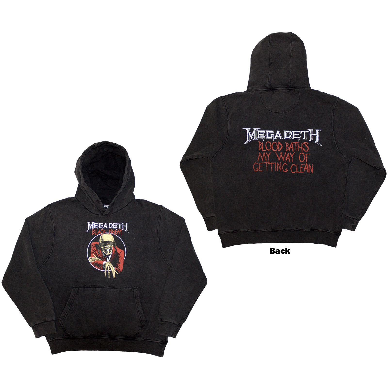 Mikina Megadeth - Black Friday, Unisex,Šedá,XL