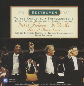 CD Itzhak Perlman, Yo-Yo Ma, Daniel Barenboim, Berliner Philharmoniker - BEETHOVEN: TRIPLE CONCERTO