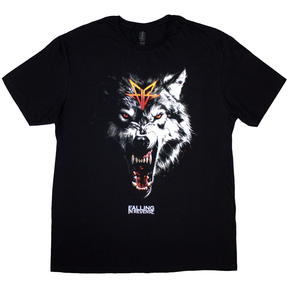 Tričko Falling In Reverse - Wolf, Unisex,Čierna,XXL