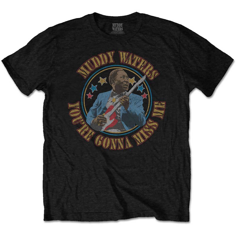 Tričko Muddy Waters - Gonna Miss Me, Unisex,Čierna,XXL