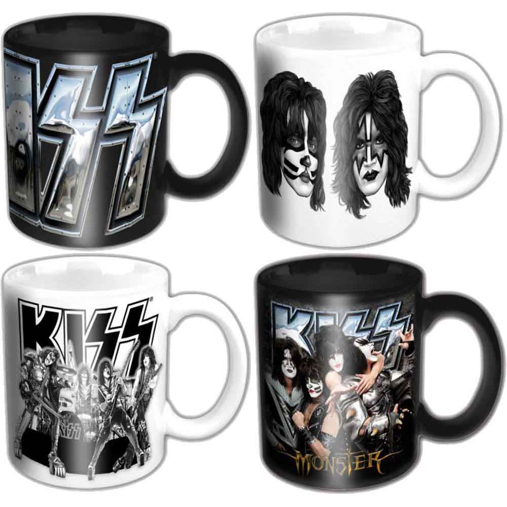 Hrnček Kiss - Mixed Designs, Multicolor,Univerzálna