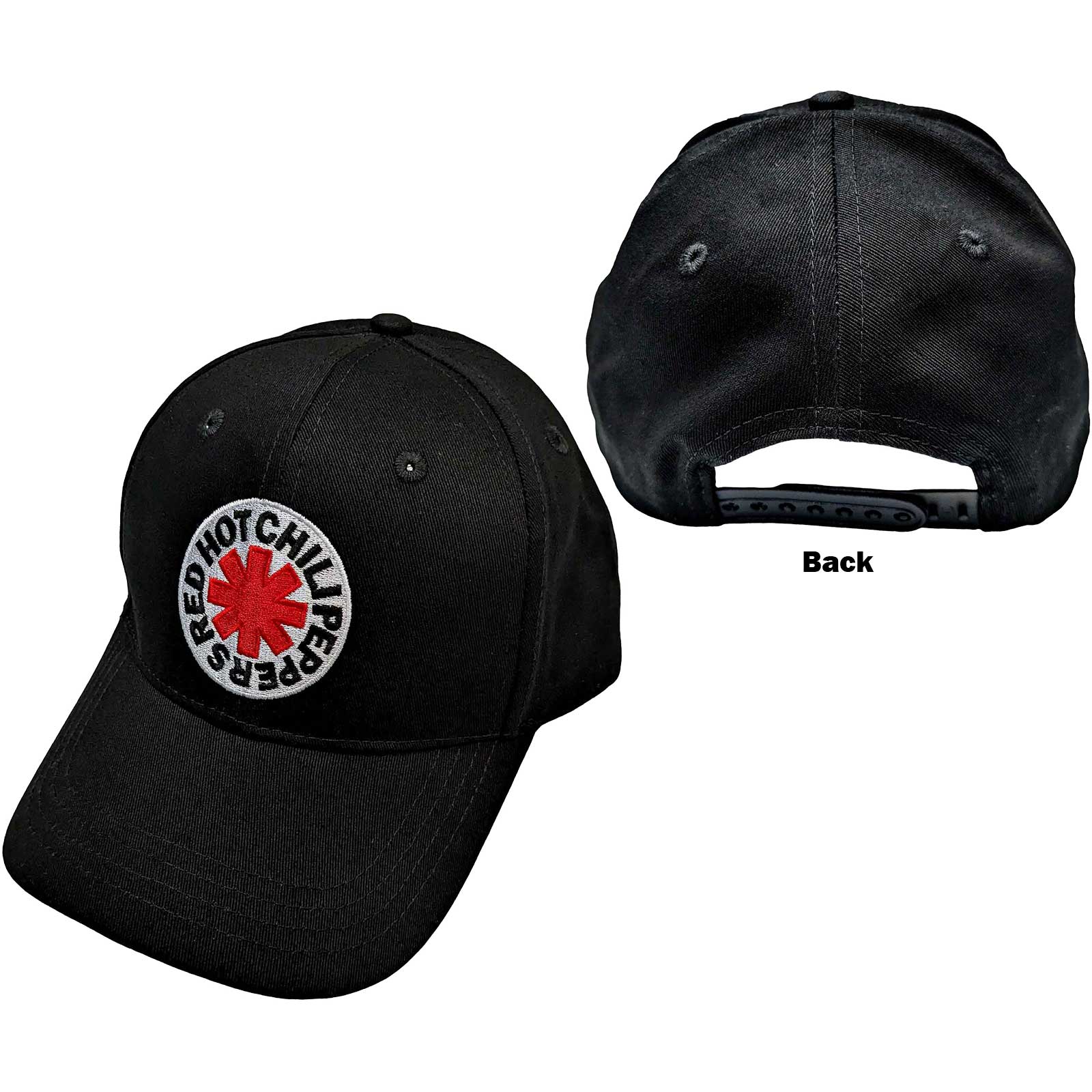 Šiltovka Red hot chili peppers - Classic Asterisk, Unisex,Čierna,Univerzálna