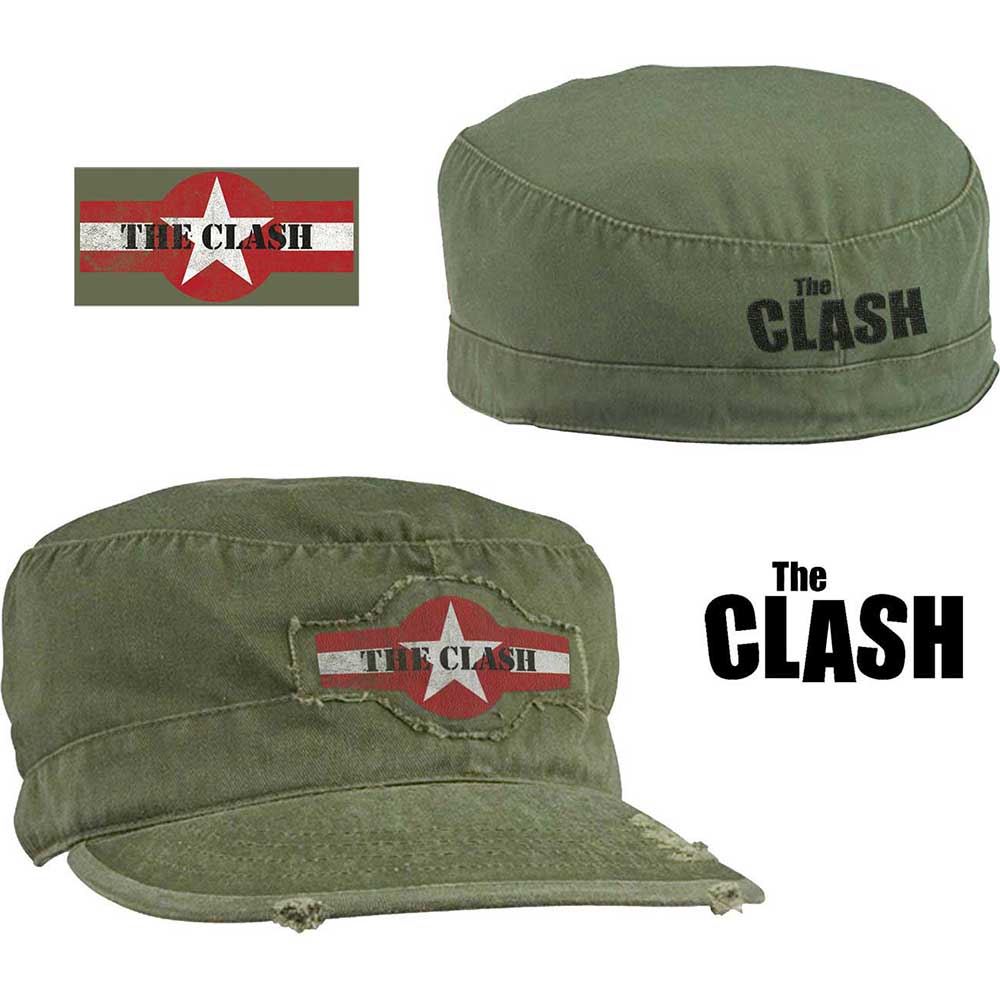 Šiltovka The Clash - Star Logo, Unisex,Zelená,M