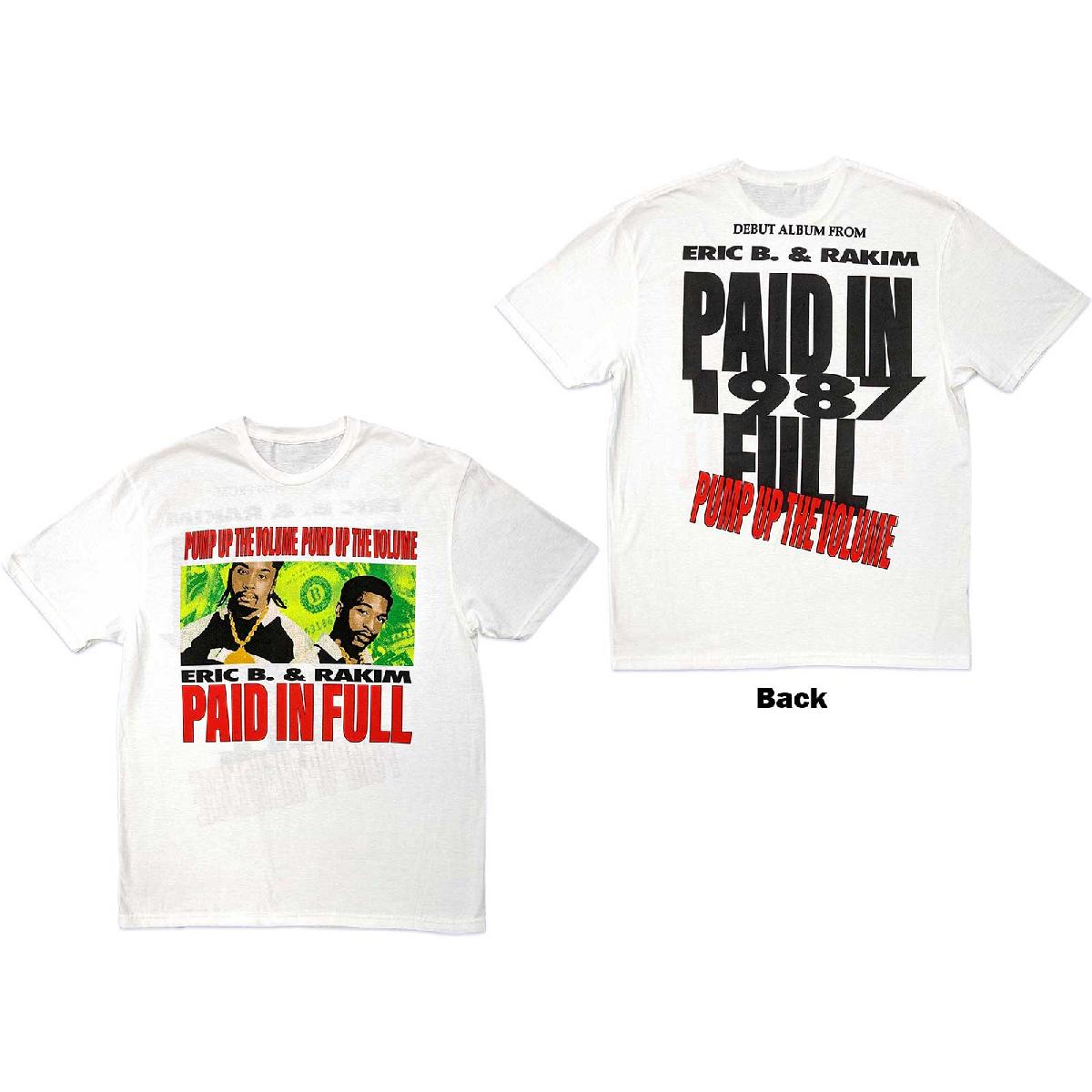 Tričko Eric B. & Rakim - Pump Up The Volume, Unisex,Biela,XXL
