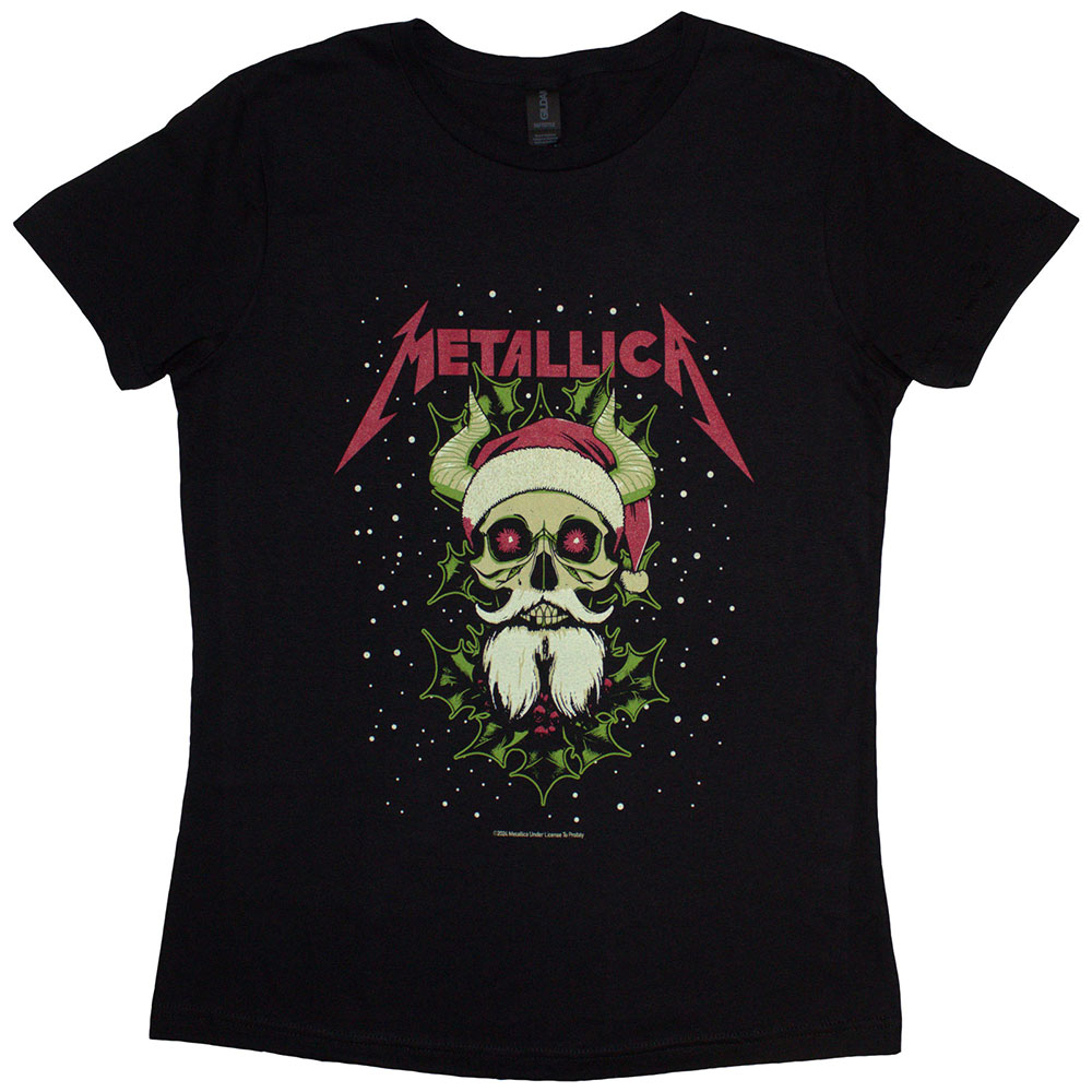 Tričko Metallica - Santa Horns, Žena,Čierna,XXL