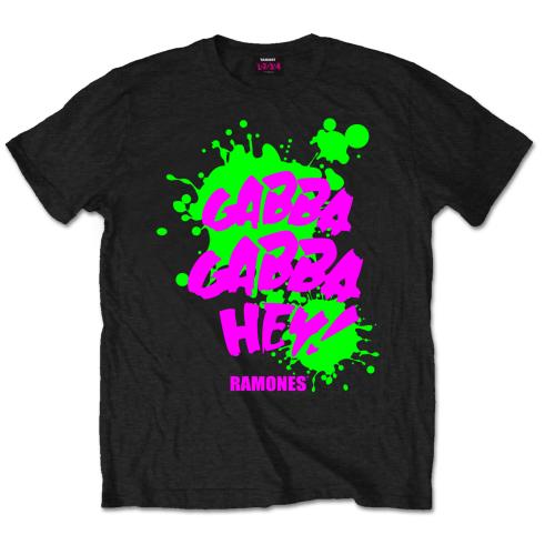 Tričko Ramones - Gabba Gabba Hey, Unisex,Čierna,XXL