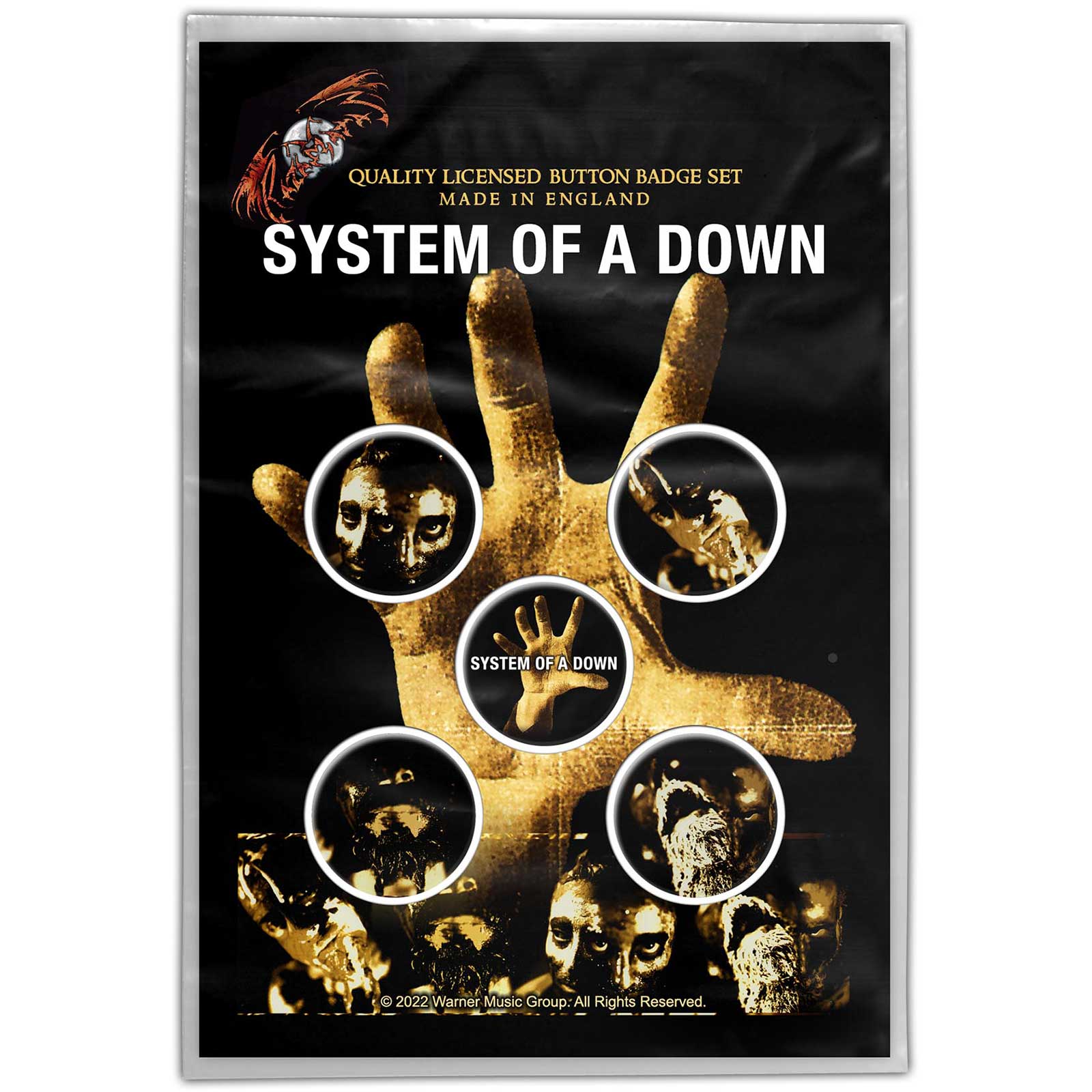 Odznak System of a Down - Hand