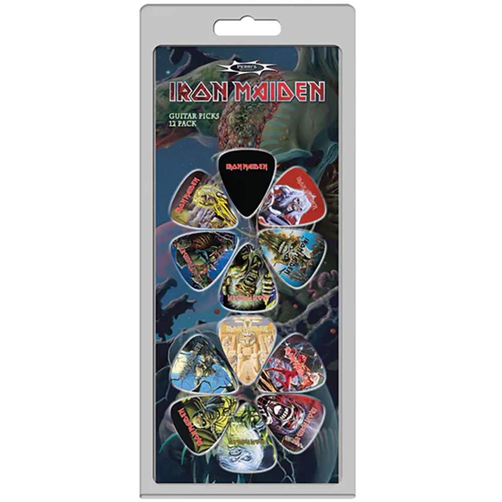 Brnkadlo Iron Maiden - Album Covers 12-Pack, Multicolor,Univerzálna
