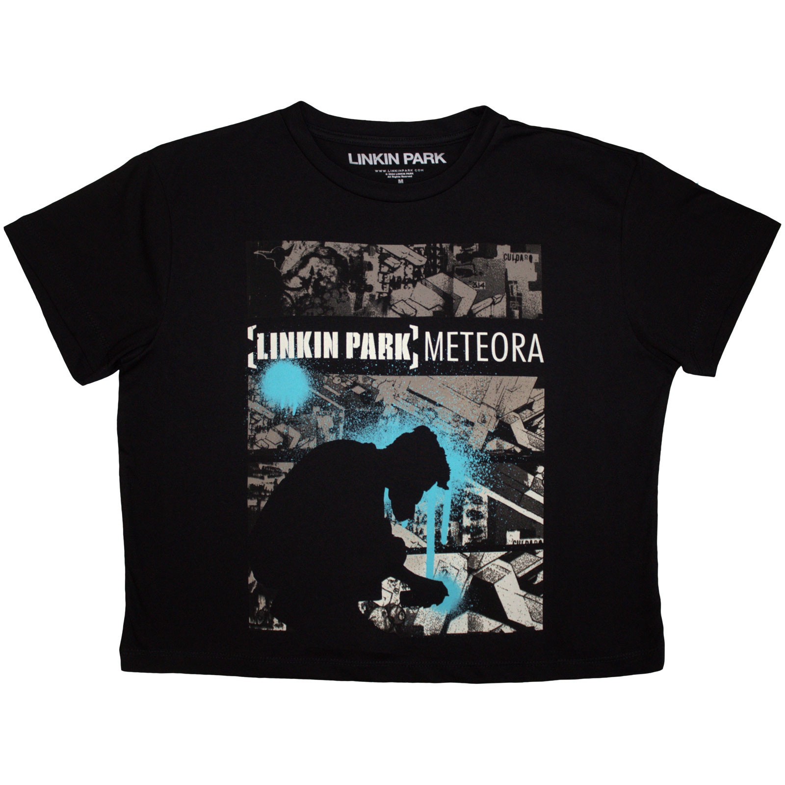 Tielko Linkin Park - Meteora Drip Collage, Žena,Čierna,XXL