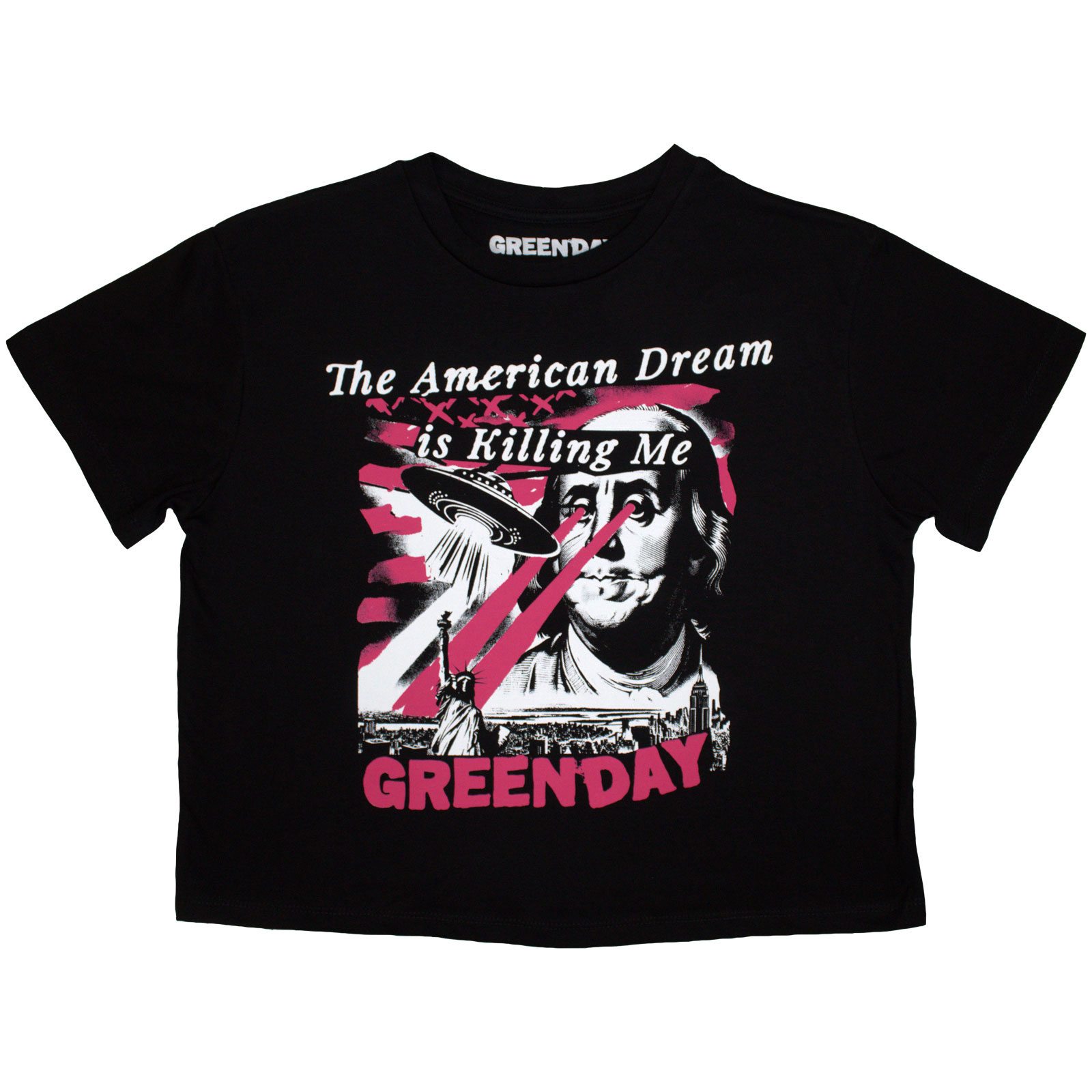 Tielko Green Day - American Dream, Žena,Čierna,XXL