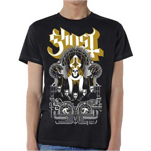 Tričko Ghost - Wegner, Unisex,Čierna,XXL