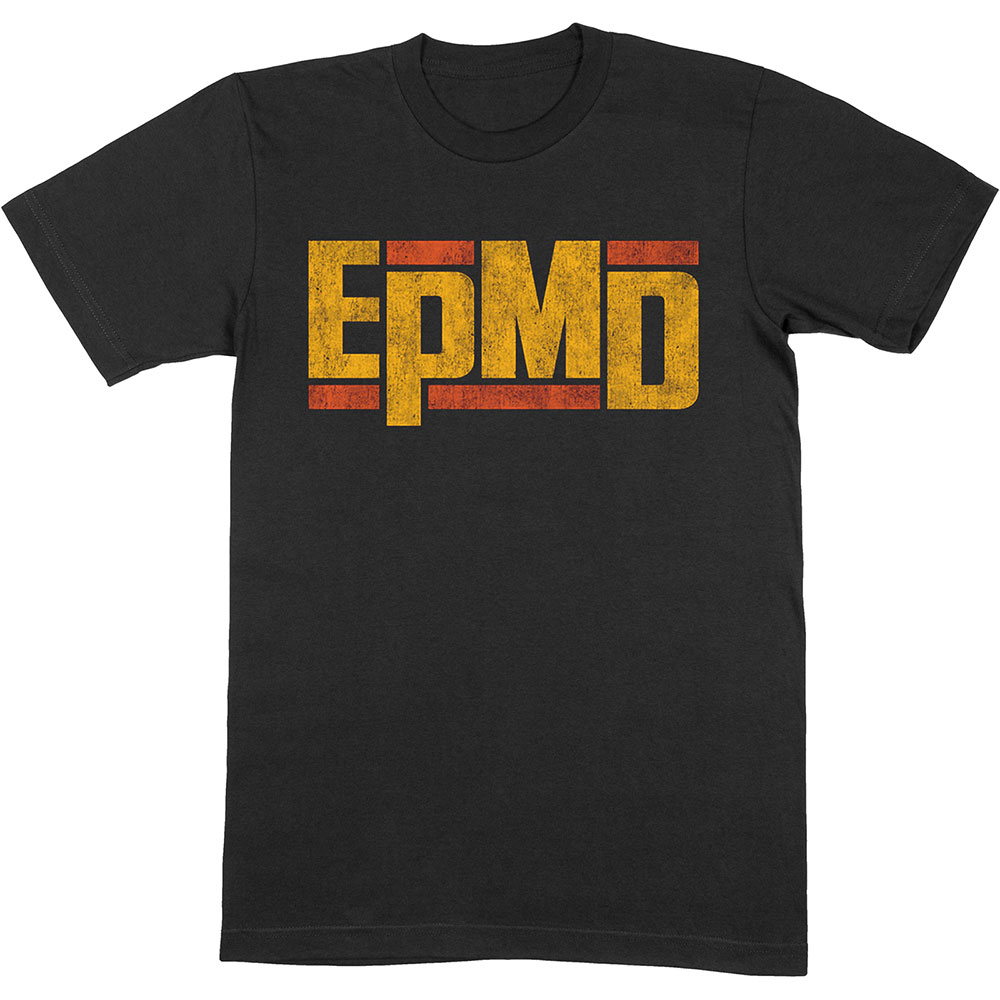 Tričko EPMD - Distressed Classic Logo, Unisex,Čierna,XXL