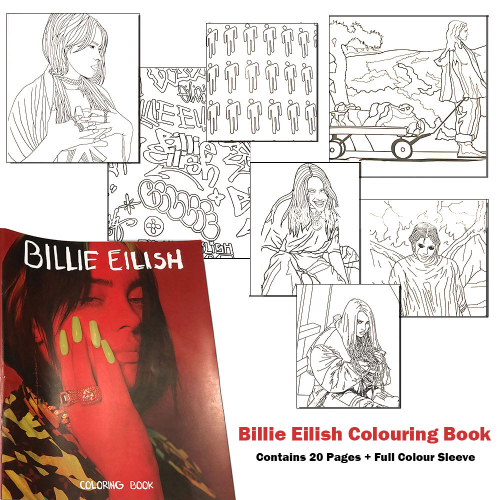 Omaľovánka Billie Eilish - Billie