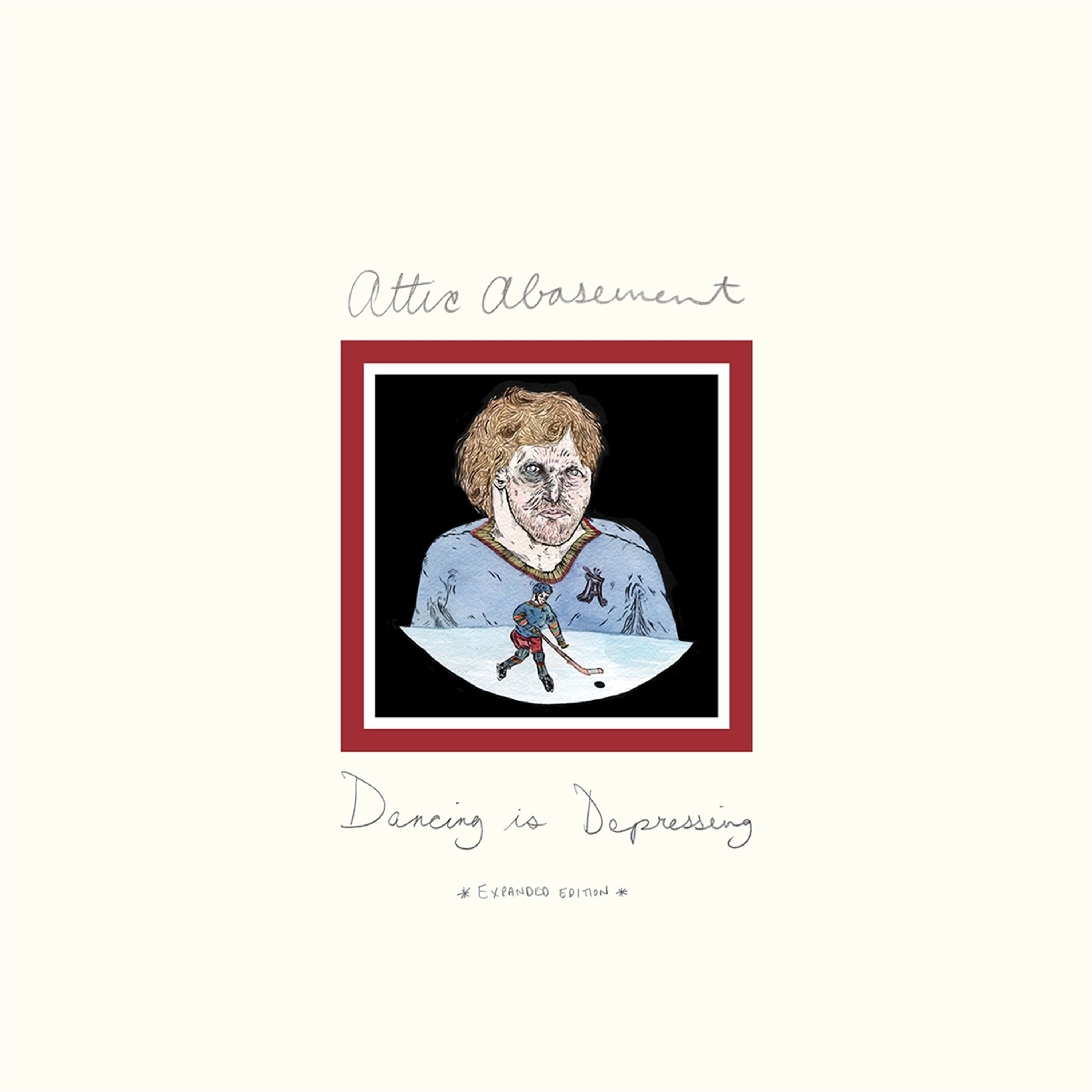 Vinyl Attic Abasement - DANCING IS DEPRESSING (OPAQUE ELECTRIC RED)